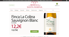 Desktop Screenshot of labodegadesantamarina.com